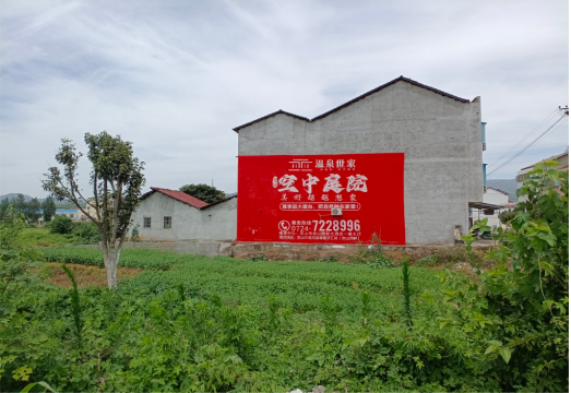  大英做墙体广告的意义