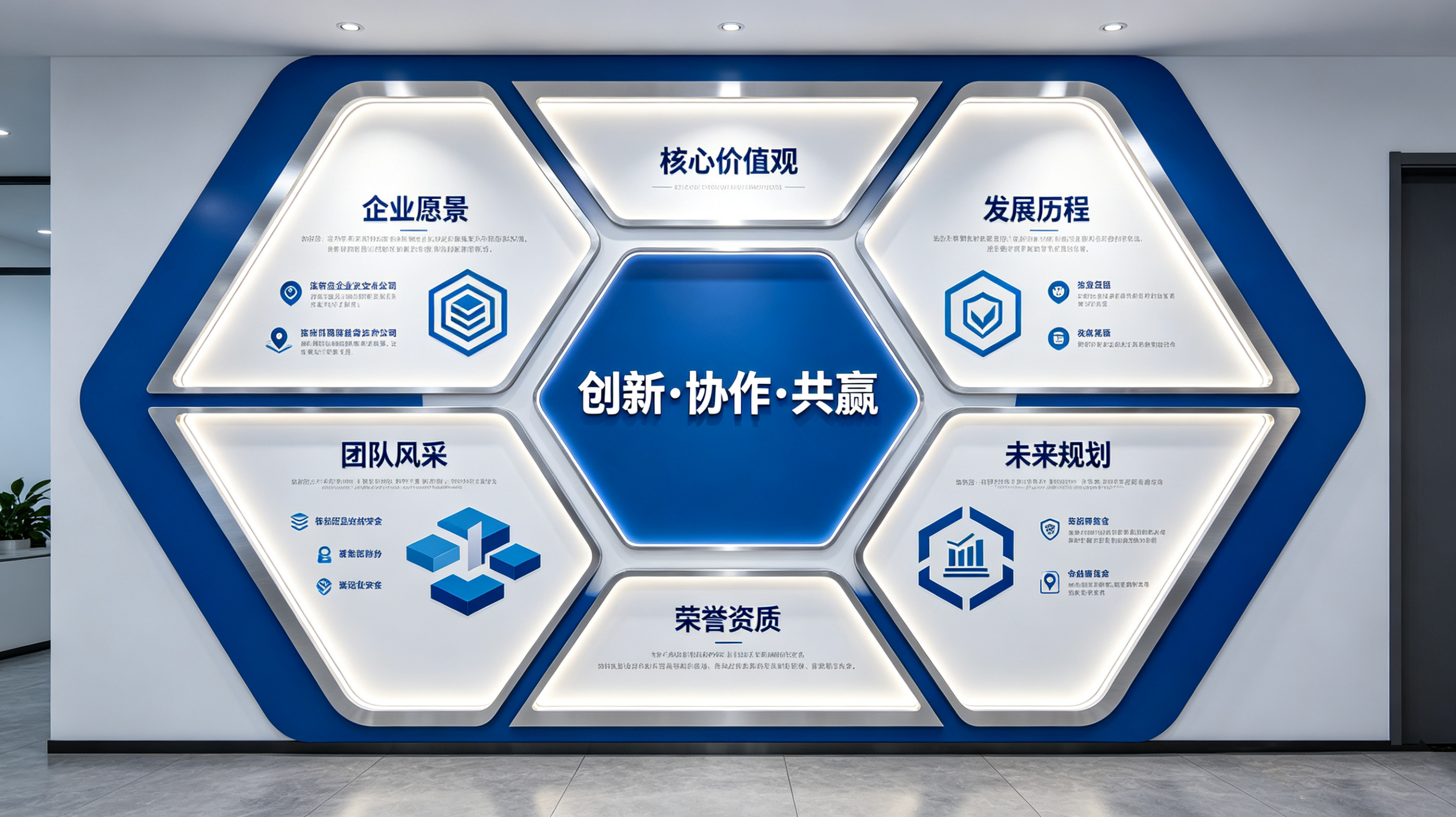  大英企业文化墙六边形避坑指南（新手常犯5个错误）